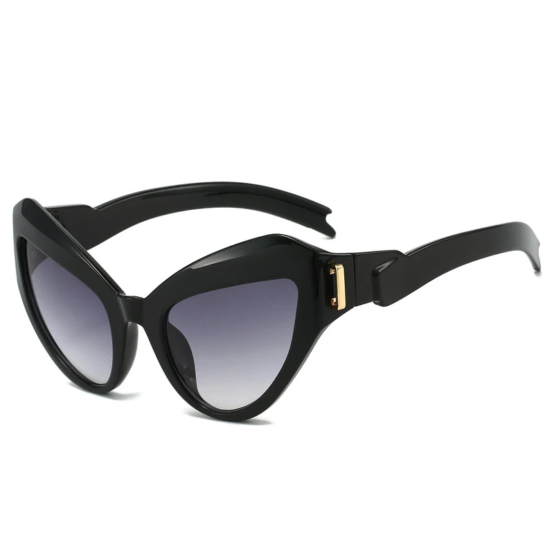 Womens Oversized Cat Eye Sunglasses Leopard Embellished Designer Fashion Trendy 2024 Vintage Leopard Cat Eye Sunglasses for Men & Women  main image 2