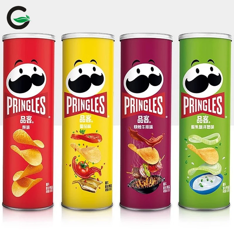 Lay's Food Beverage Factory Direct Supply Healthy Potato Chips 110g Exotic Snacks Fried Semi-Soft Texture with Salty Taste Canned Food Packaging