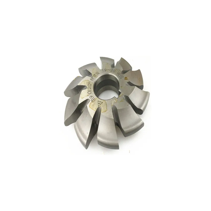 Modules PA20 Degrees HSS Gear Milling Cutter Gear Cutting Tools
