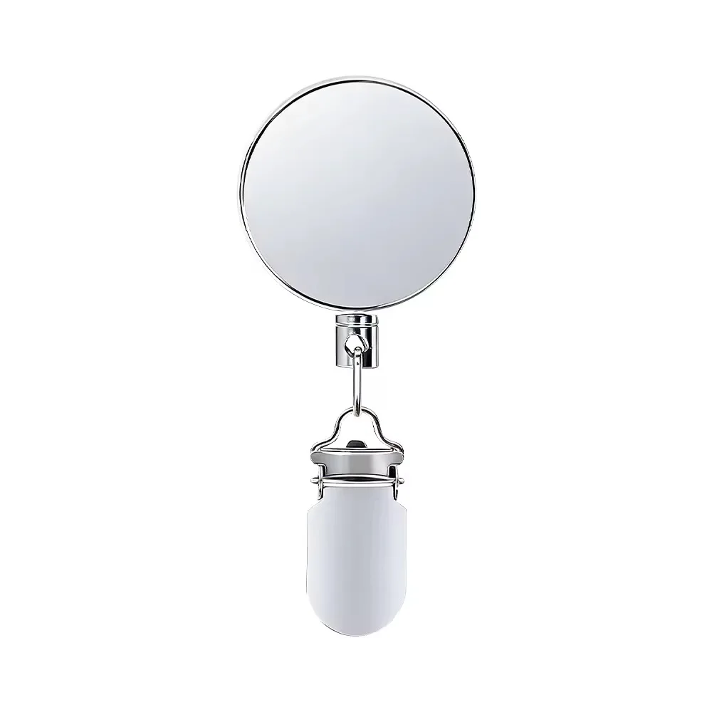 M-50 Retractable Towel Holder No Drill Self Retracting Towel Clip with Strong Adhesive Heavy Duty Metal Wall Mount Hanger