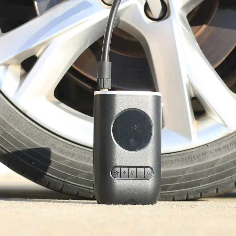 Автоматический перезаряжаемый Электрический мини цифровой беспроводной портативный насос для шин автомобильный воздушный компрессор накачки