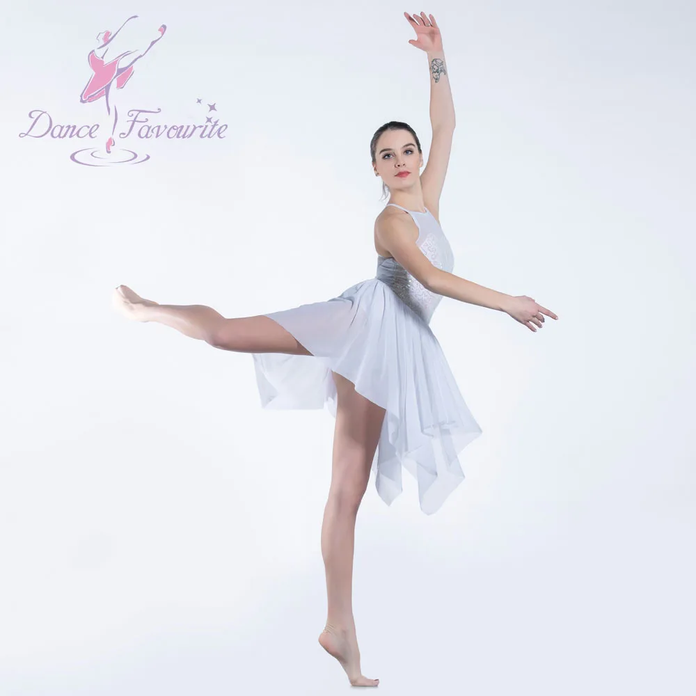 19603 White Ballet Dancing Dress Halter Neck Leotard With 19603 White Ballet Dancing Dress Halter Neck Leotard With