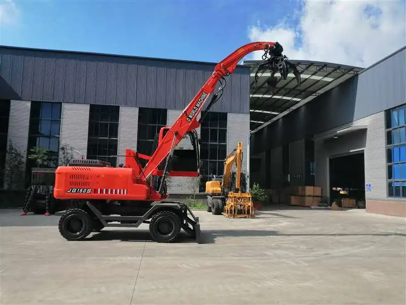 13 Ton Scrap Handling Excavator for Sale Wheel Excavator Engine Pakistan Malaysia Video Technical Support Indonesia Philippines