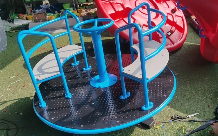 Outdoor Children's Multi-Player Interactive Swivel Chair Series High Quality Mini Carousel Indoor Playground Equipment Price