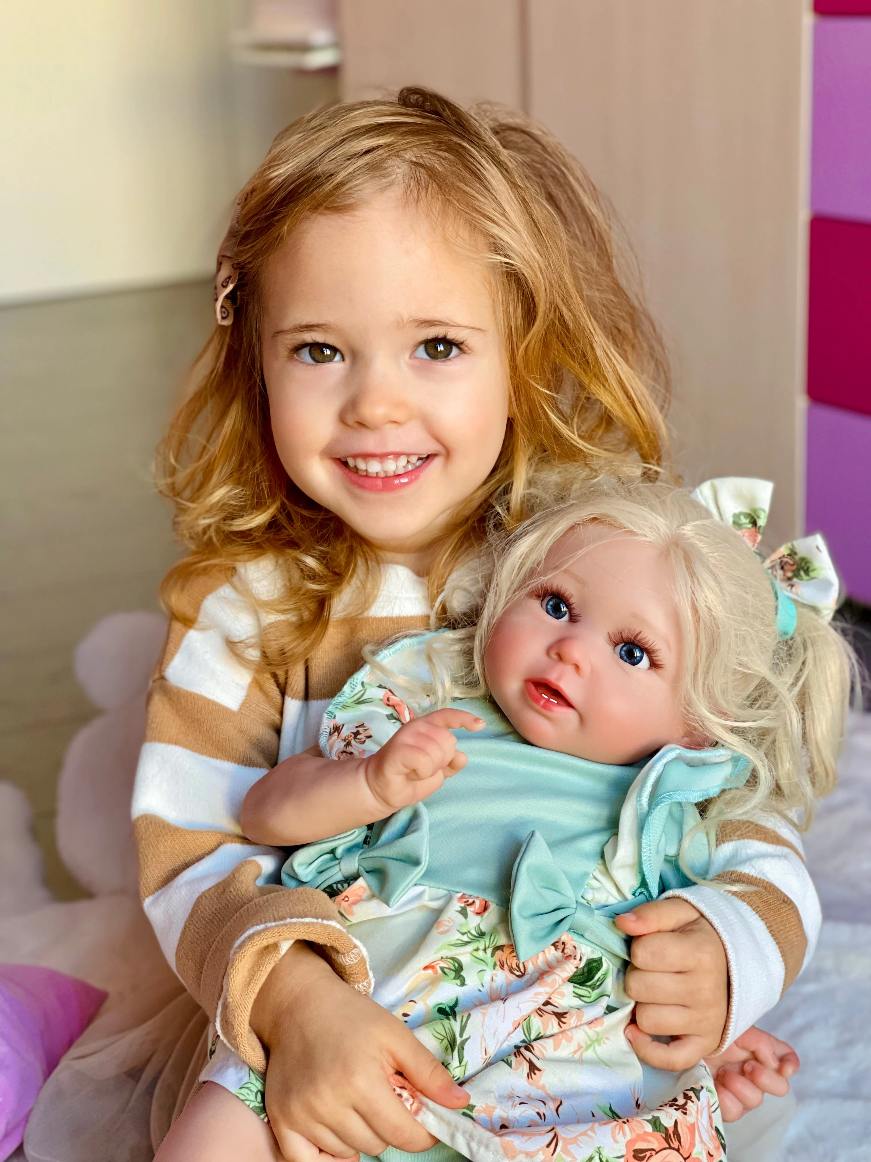 Reborn Toddler with Blonde Hair and Blue Eyes Baby Alive Profile