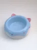 Blue cat ear donut