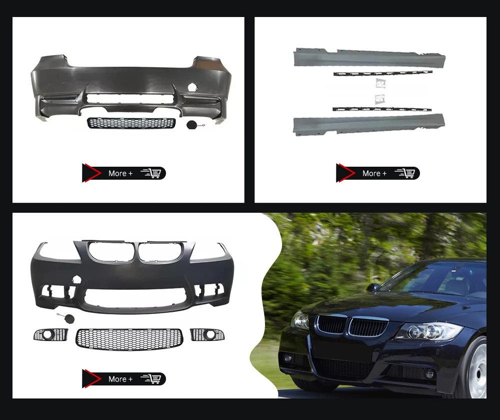 Car Body Parts Front Bumper Lip For Bmw E82 E88 2007-2010 - Buy Front ...