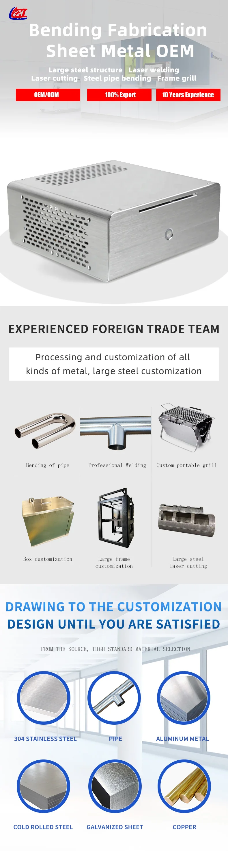 product metal processing service metal enclosure box precision sheet metal fabrication-1
