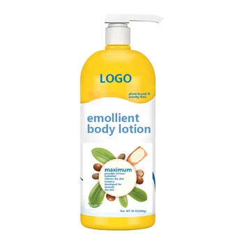 Gentle Emollient Body Lotion Aloe Vera Nourishing Dry Skin Oatmeal Formula Rich Emollients Moisturizing Body Cream