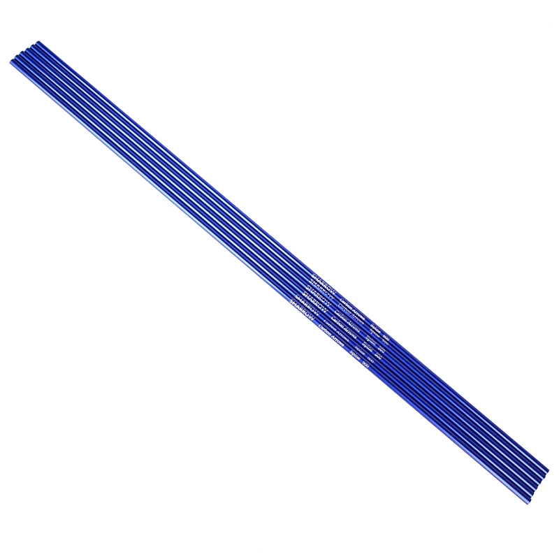 Flèches Carbone 33'' Spine 500 – 7,6 Mm – Plumes Vertes Et Blanches – Lot à L'Unité