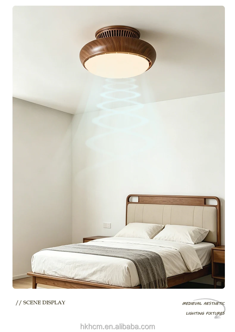 product bladeless ceiling fan with light dimmable led remote control 3 color temperatures 6 speeds-3