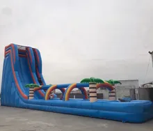 Commercial grade big and highest water inflatable.slide slip and slide giant inflatable water for amusement park