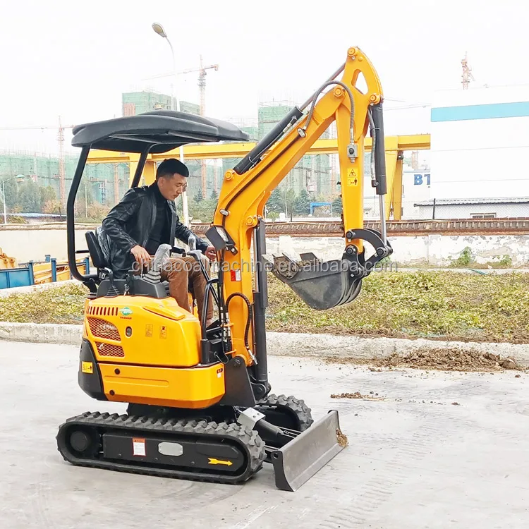 Small Orchard Excavator Construction Excavator Hydraulic Rubber Crawler