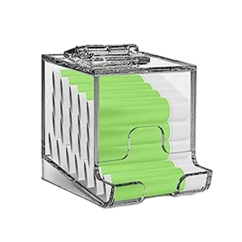 Clear Acrylic Lip Balm Dispenser Lip Gloss Display With Hinged Lid