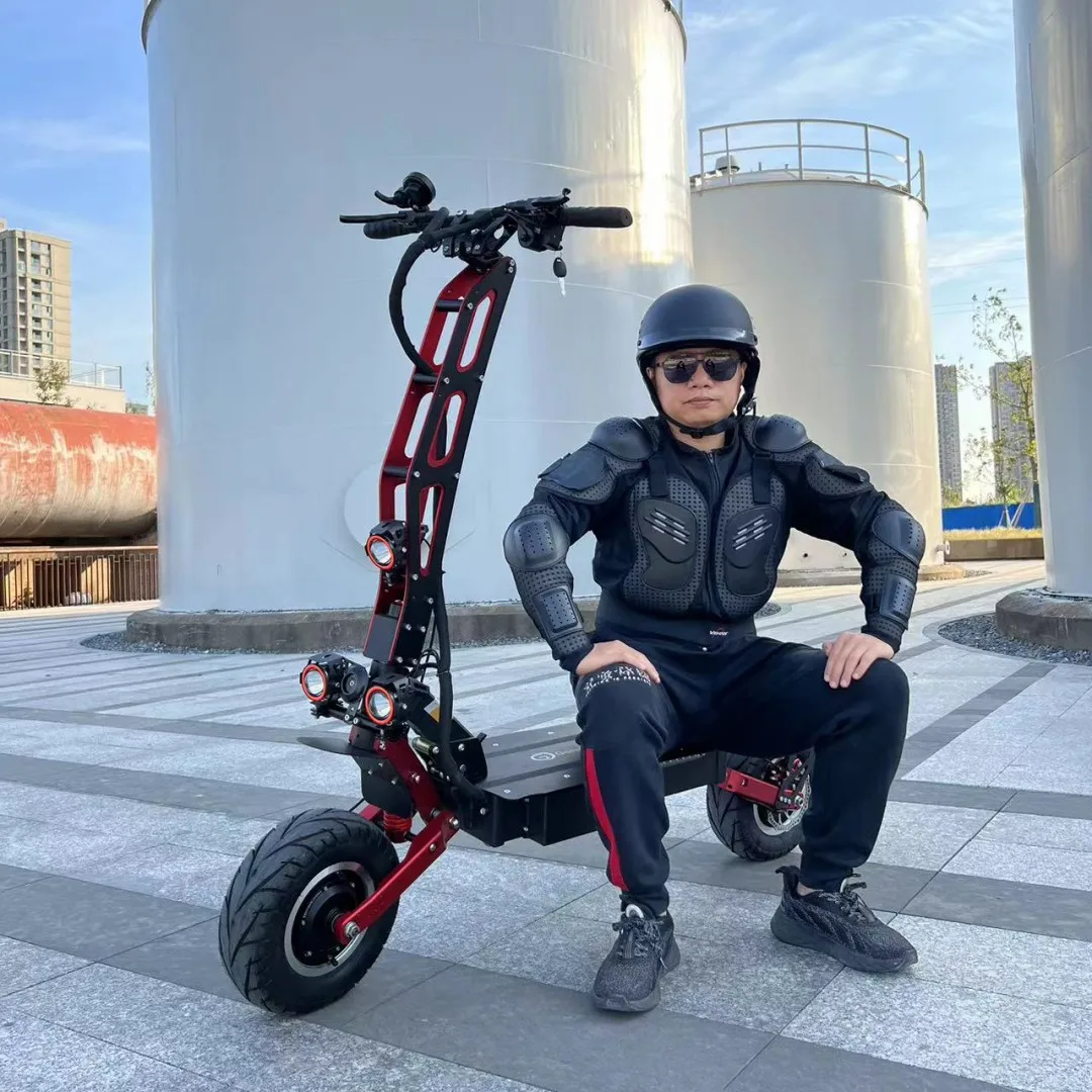 Gaeacycle S8 13 Inch 8000w Dual Motor Powerful E Scooters Fat Tire ...