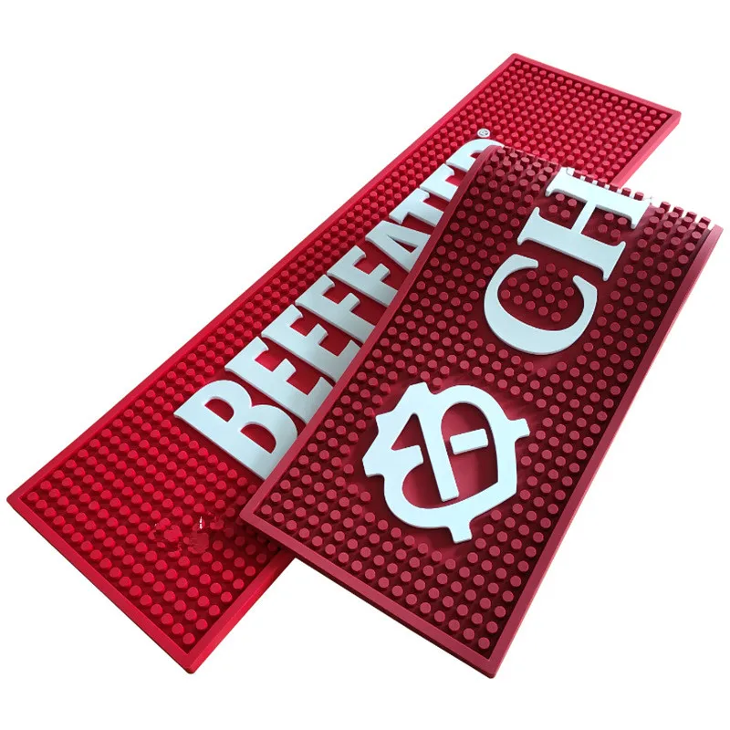 Custom Rubber Bar Drip Mat Bar Runner Mat Bar Mats Runner With Logo