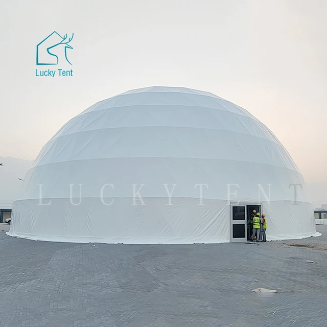 Outdoor Dome Tent Big Event Blackout PVC Astronomy Dome Tent 360 Dome Projection Tent Soundproof