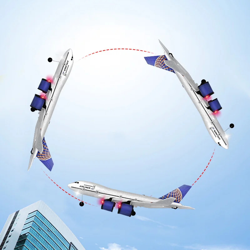 ラジコンおもちゃ ボーイング747 飛行機おもちゃ 2.4G 2CH RC飛行機