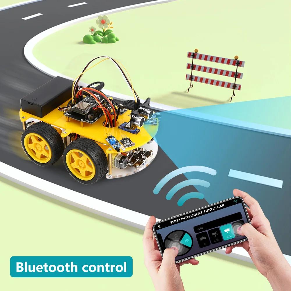 Remote Start Robotics Module Robotlinking 4WD Smart Robot Car Kit for Arduino Projects