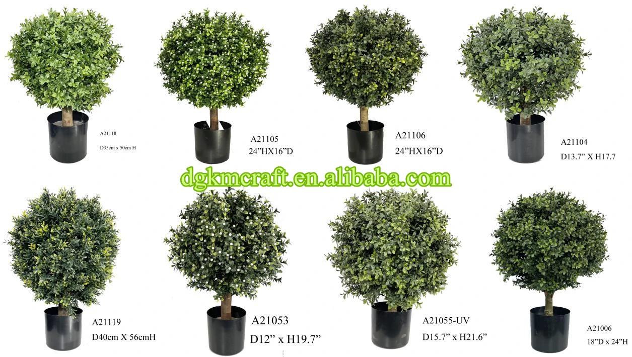 Топиарные деревья 90 см, искусственные УФ-шары из бокса, топиарные деревья для внутреннего и наружного декора дома