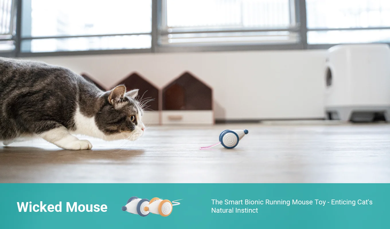 Dropship Cheerble Smart Interactive Pet Toys Bionic Rat Cats Simulate