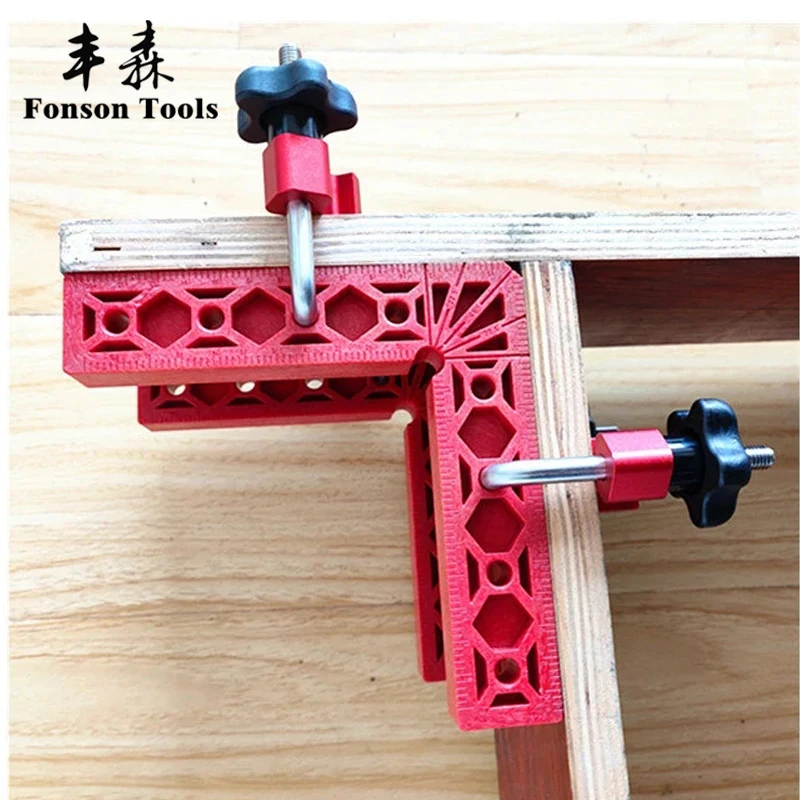 Precision Adjustable Clamping square Woodworking Machinist square Positioning Right Angle Clamping Measure