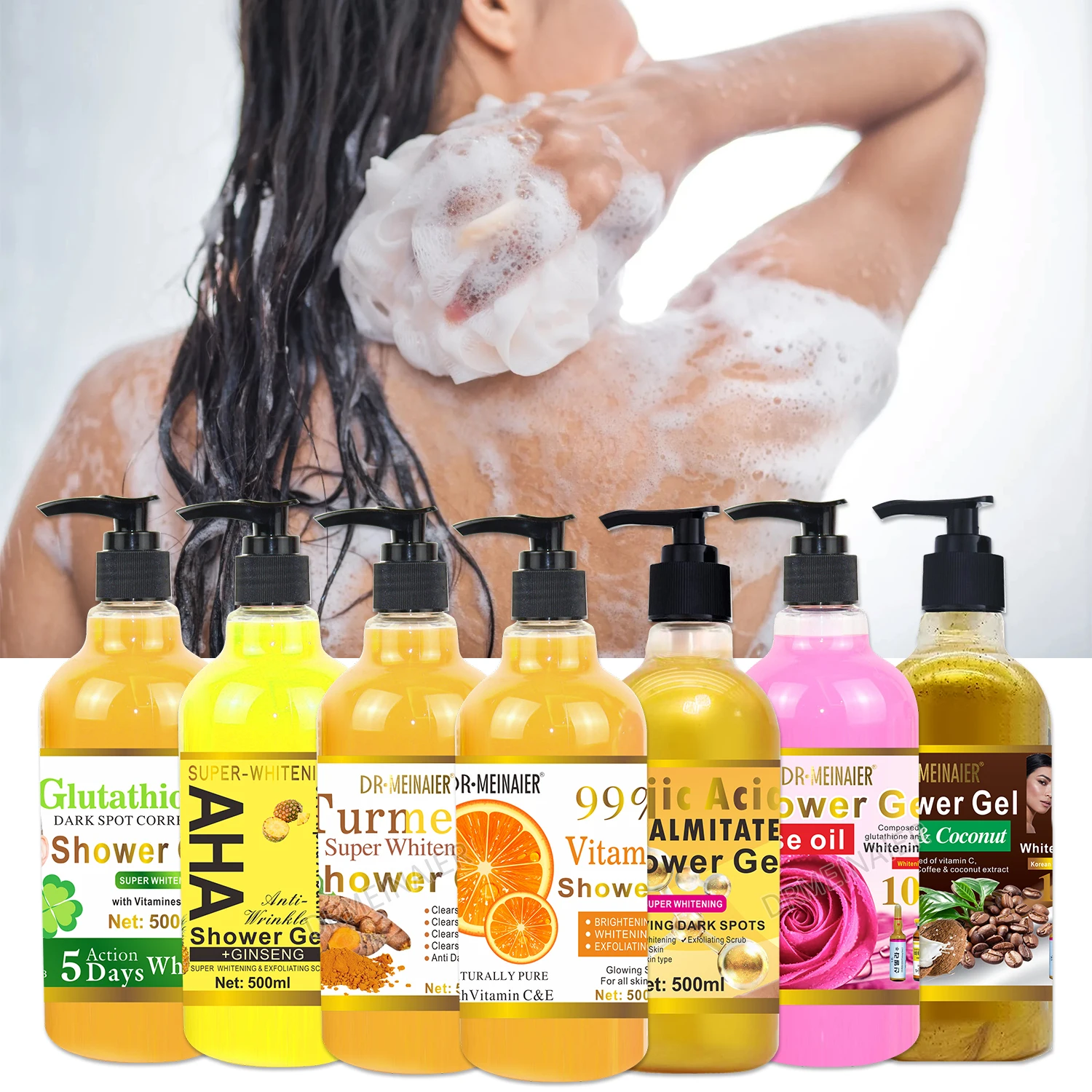does glutathione brighten skin Glutathione Niacinamide Body Wash