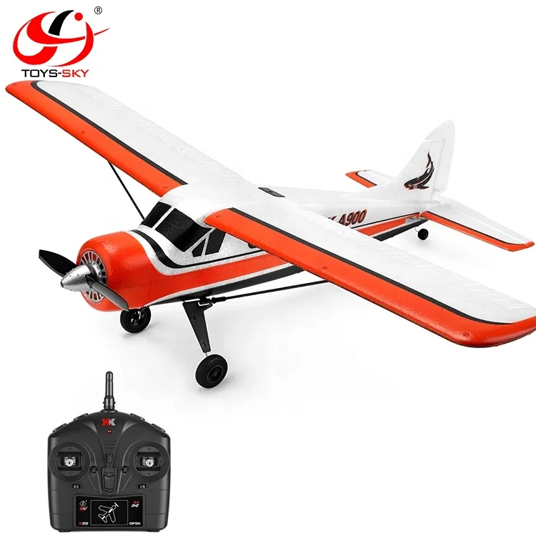 在庫処分セール テ WLtoys A900 3D6Gシステムエアロバティクススタント 2.4G DHC-2 航空機・ヘリコプター
