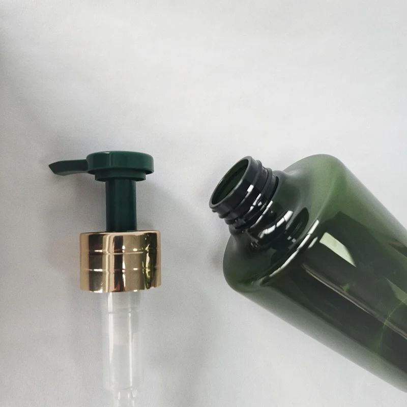 Custom Luxury 400ml 500ml PET Plastic Pump Bottle Shampoo Bottle Shower Gel Bottle