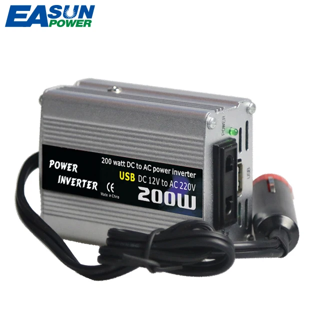 EAsun Power Modified Sine Wave Car Inverter 200w 1000w 2000w Dc to Ac Power Inverter 12v 220v Power Inverter 12V 24V with USB