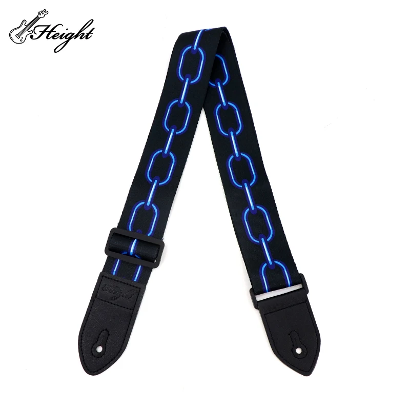Black Pu Leather Guitar Strap For Guitar Ukulele Electric Guitar Buy