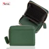 fermeture éclair dorée vert foncé