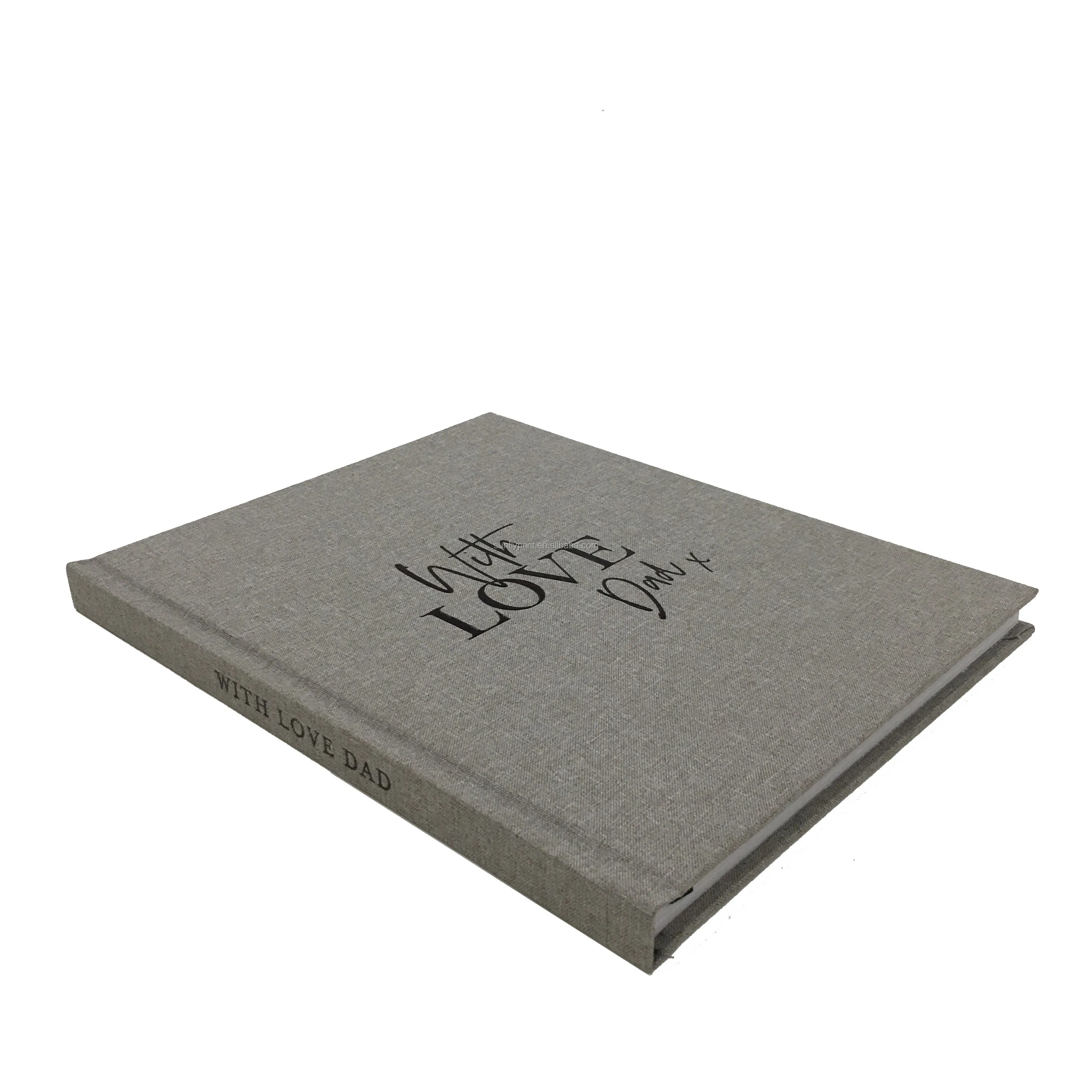 Индивидуальная печать книг, высокое качество, дешевая ткань, печать книг в твердом переплете