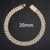 20mm 3 Row-Gold