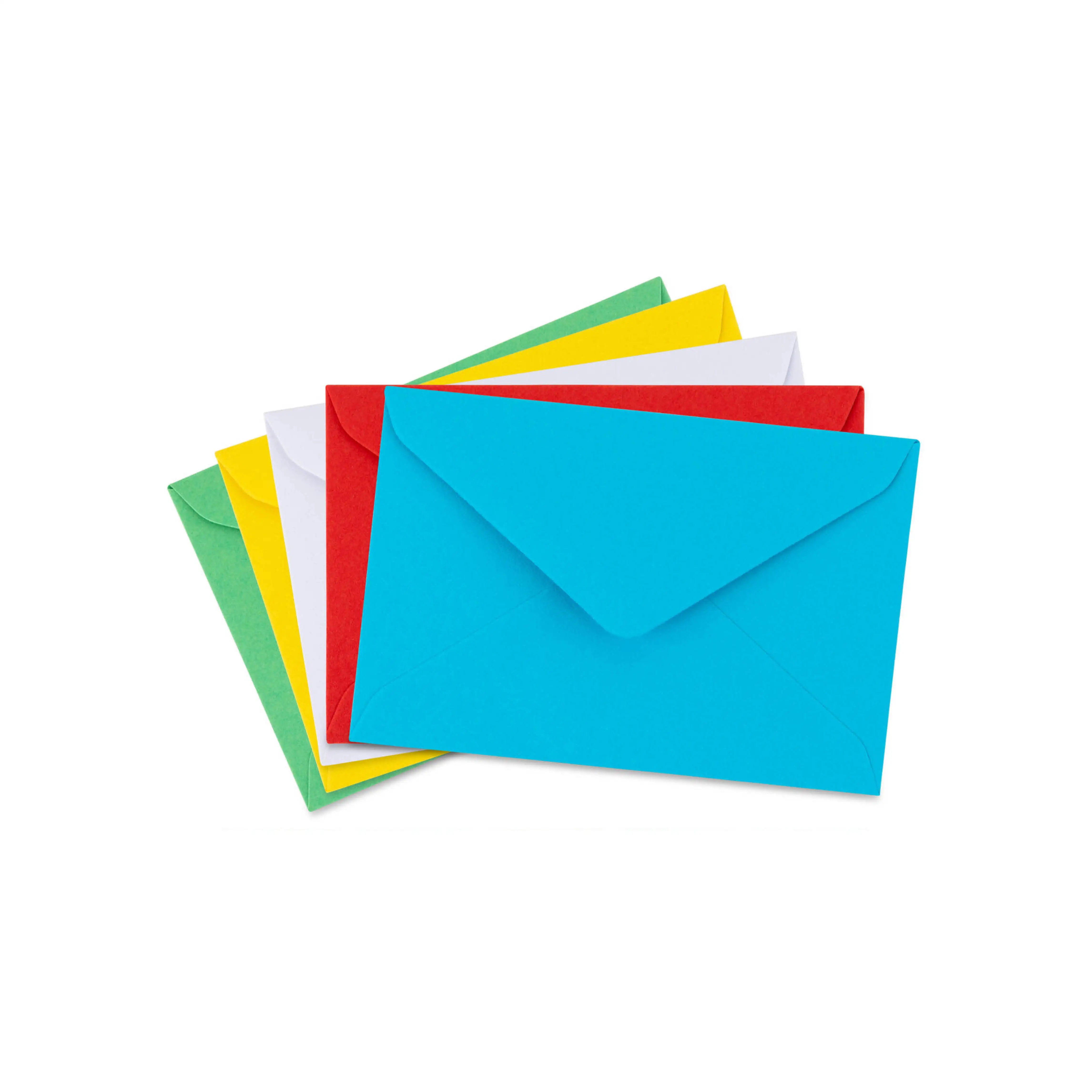 White Recycled Paper Folding Square Envelope With Custom Kraft Paper