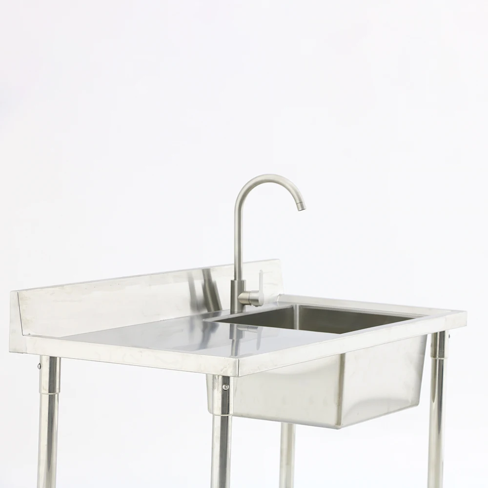 Commercial Kitchen Use Stainless Steel Sinks Outdoor Stainless Steel
