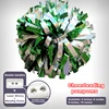 Laser Silvery + Metallig Green