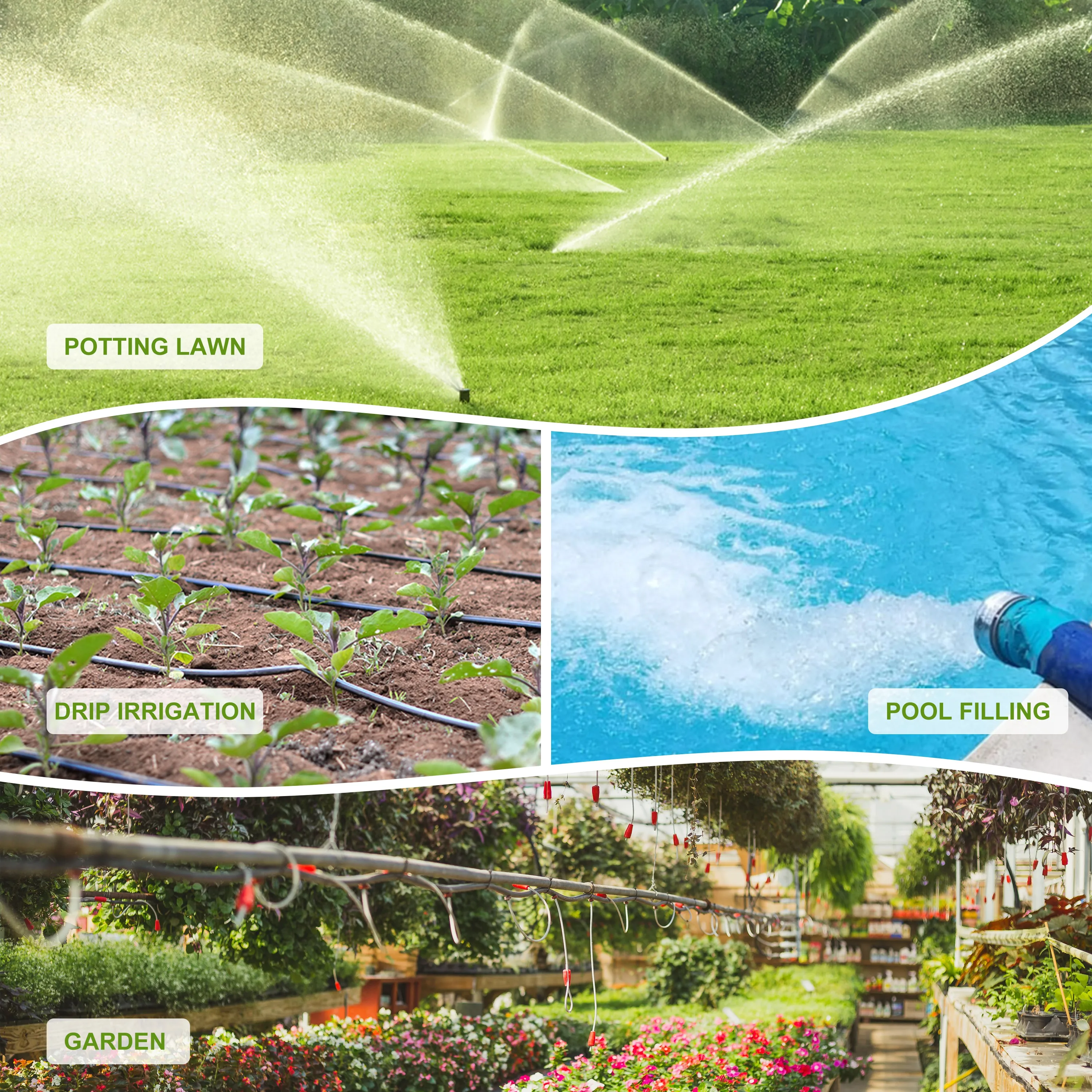 
 Garden Smart Watering Timer Irrigation Controller System Valve Hose Sprinkler Small Hose Timer Tuya WiFi HUB watering timers  