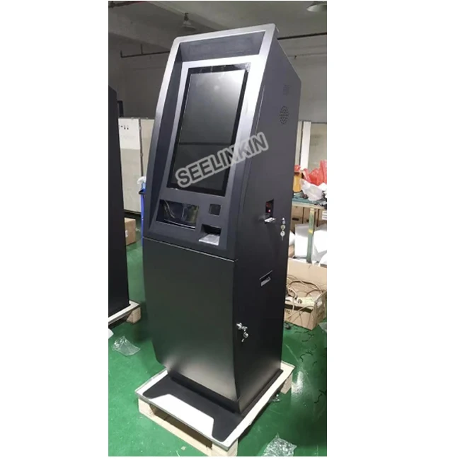 Self cashier cdm cheque banknote deposit quioscos bill acceptor cash dispenser withdraw recycler btc machine crypto atm