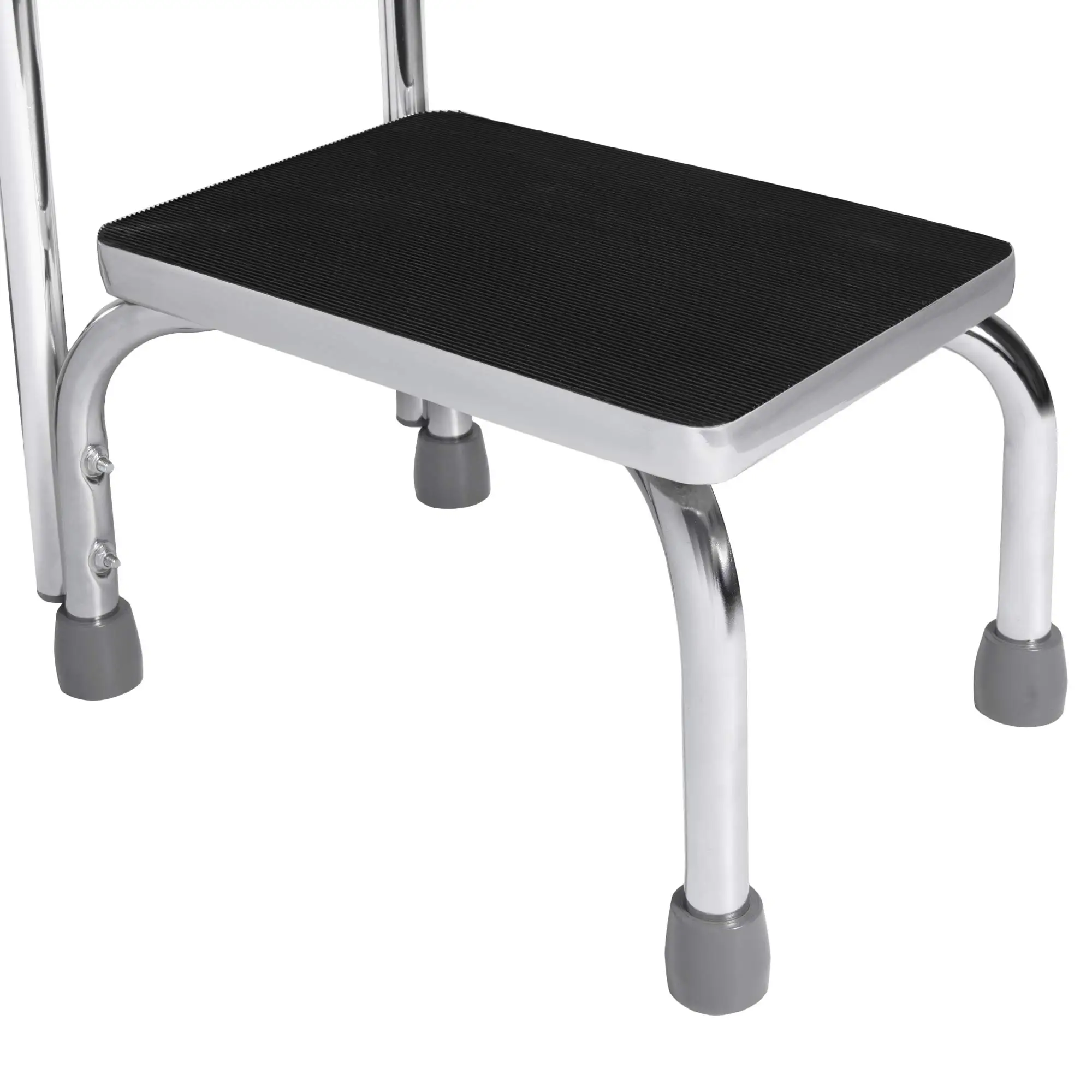 Steel Medical Foot Step Stool with Handle and Anti Skid Rubber Platform