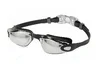black with silver plating lens