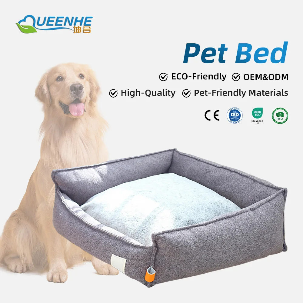 Wholesale Winter Warm Shell Cat Bed Sleeping Half-surrounded Kennel Ca - product detail 1