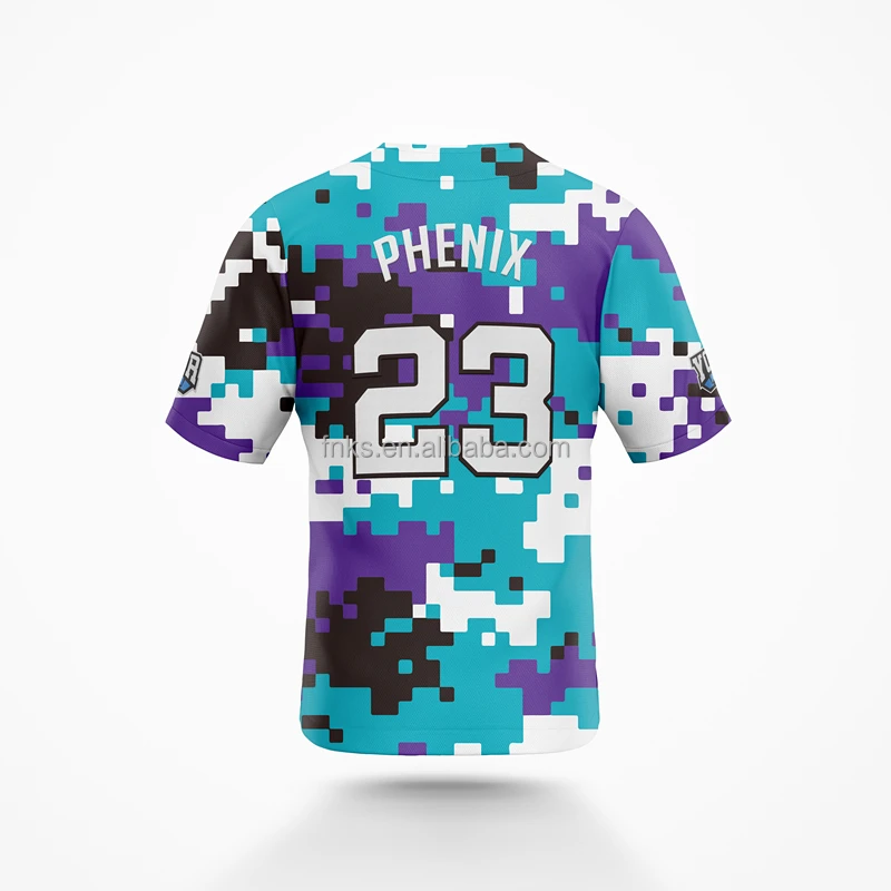 Source Fashion blank custom design digital camo baseball jersey shirt for  men on m.