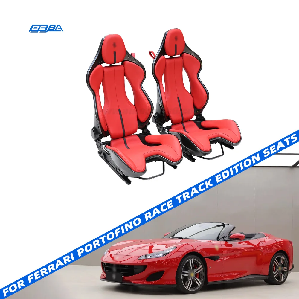 ที่นั่งสำหรับแข่งขันแบบไฟเบอร์คาร์บอน พร้อมโครงเบาพิเศษ ที่เข้ากันได้กับมาตรฐาน OEM สำหรับ Ferrari Portofino