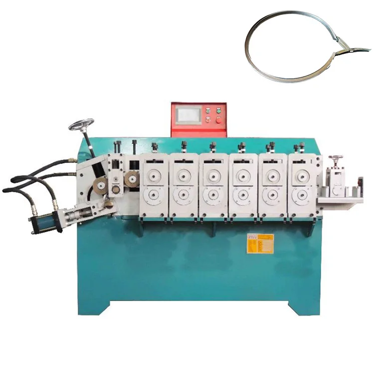 Automatic Circle Barrel Clamp Ring Making Welding Machine
