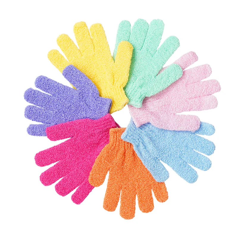 Перчатки для душа отшелушивающая кожа перчатки спа-ванны ванны из пены противоскользящие