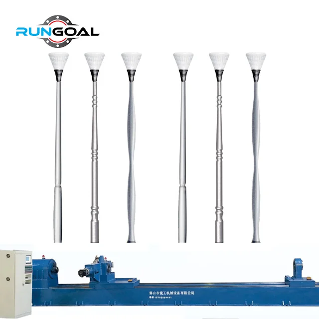 Genuine Aluminum Flag Pole Making Street Light Pakistan Tube Embossing Machine