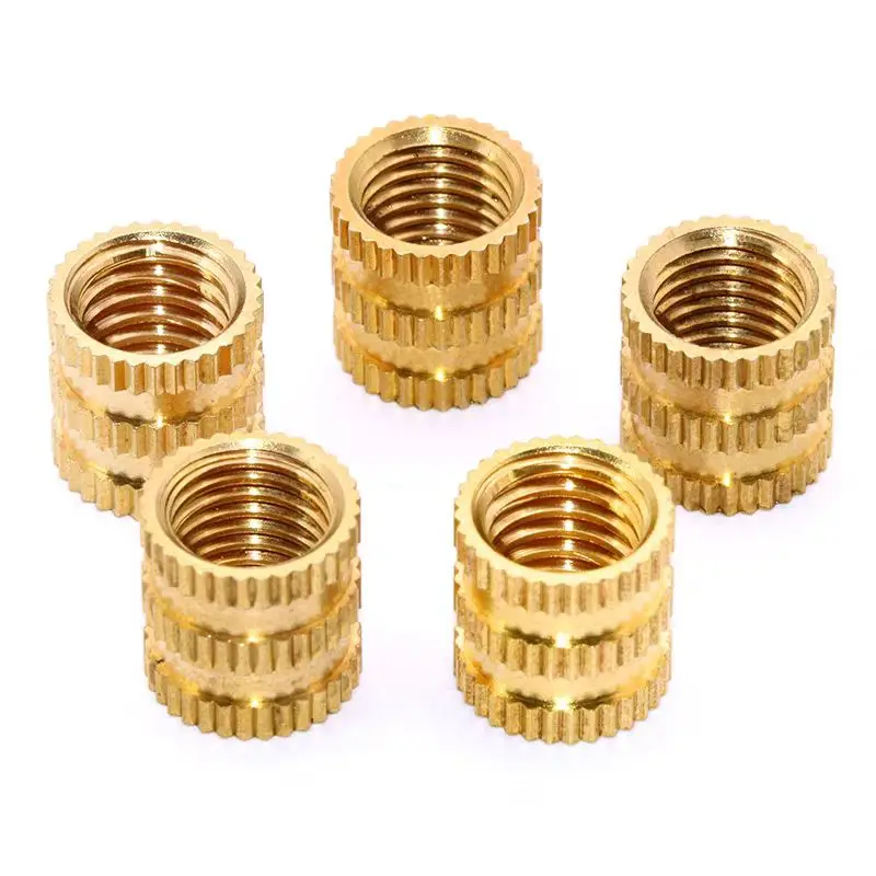M2 M3 M4 M5 M6 M8 Brass Nut Knurled Thread Inserts Insert Nuts