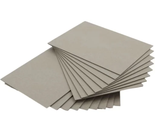 Uncoated Chipboard Laminated Cardboard Smooth Kraft White Chip Grey Board for Folders