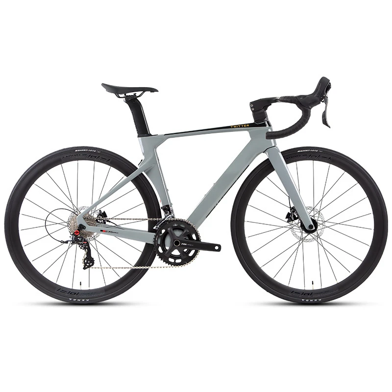 TWITTER ロードバイク カーボン 700C Twitter Road Bike OEM Logo Carbon Fiber Design with SENSAH 24